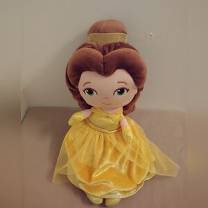 Disney baby princess belle doll plush13" in yellow dress